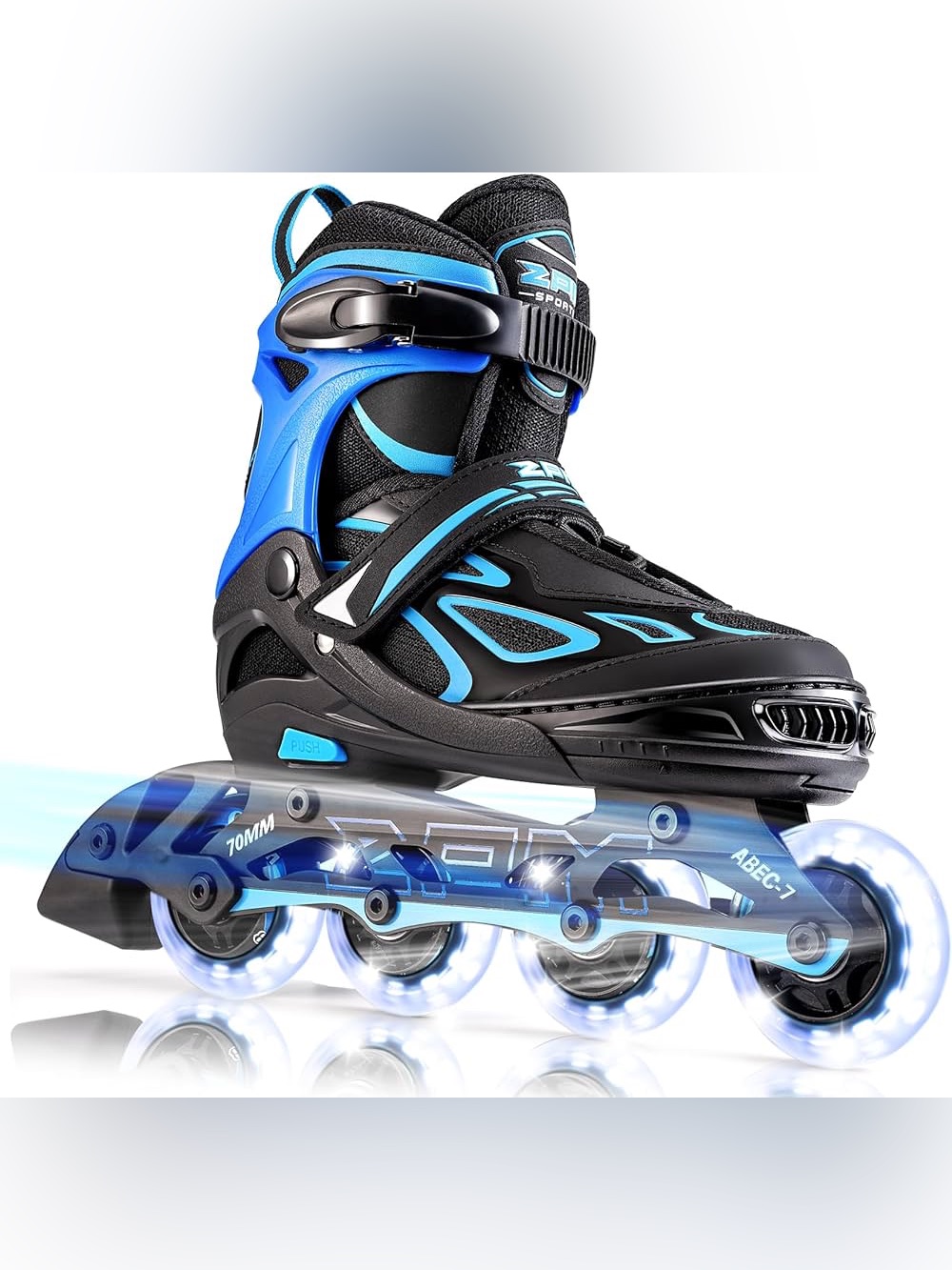 2m Sports Adjustable Flashing Inline Skates